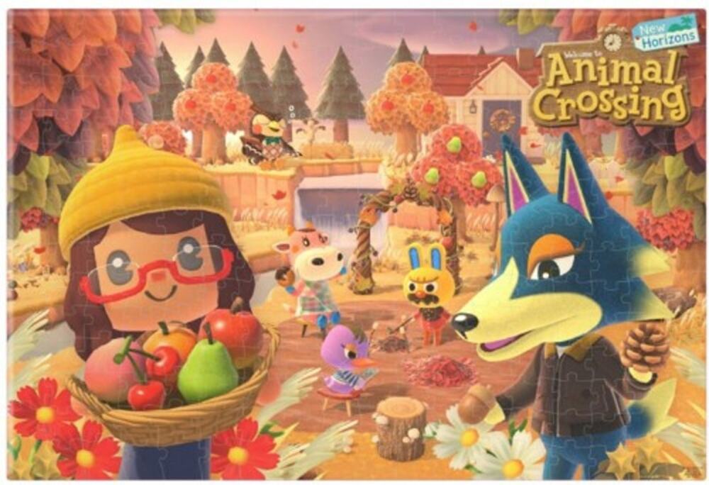 Animal Crossing: "Fall" Themed 250 Pc Puzzle in a Orange Collector Tin